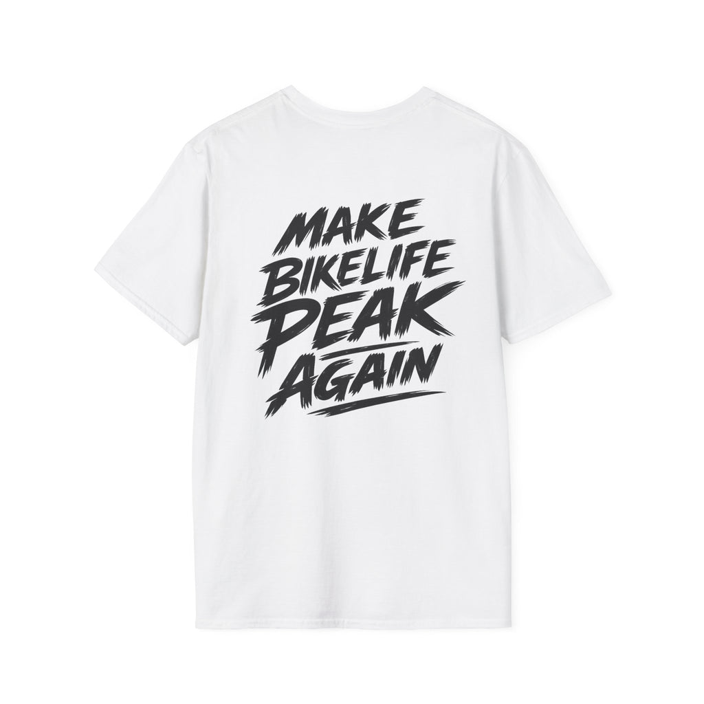 Make Bikelife peak again white tee