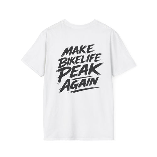 Make Bikelife peak again white tee